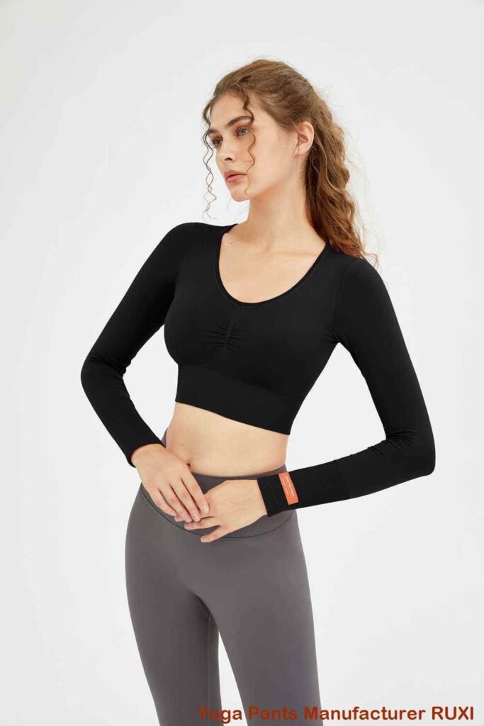 celana pendek yoga longgar RUXI