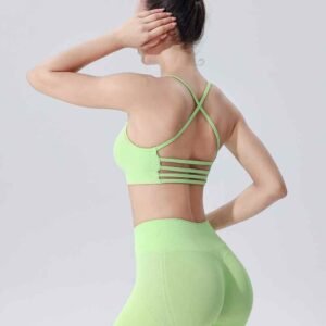 legging bergaris melebar RUXI