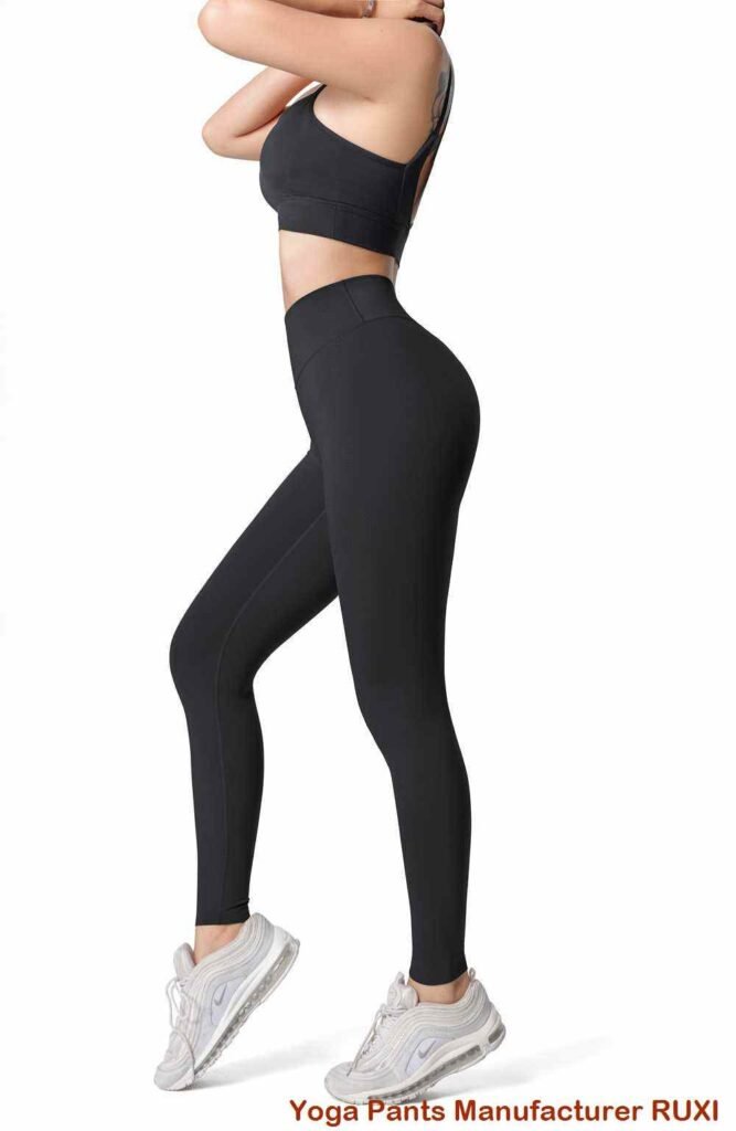 legging berkobar merah muda RUXI