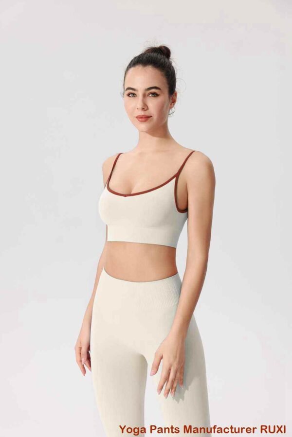 celana yoga merah muda muda RUXI