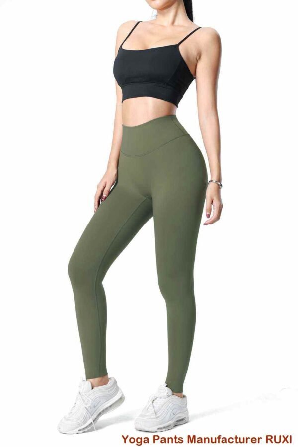 legging flare tanpa jahitan depan