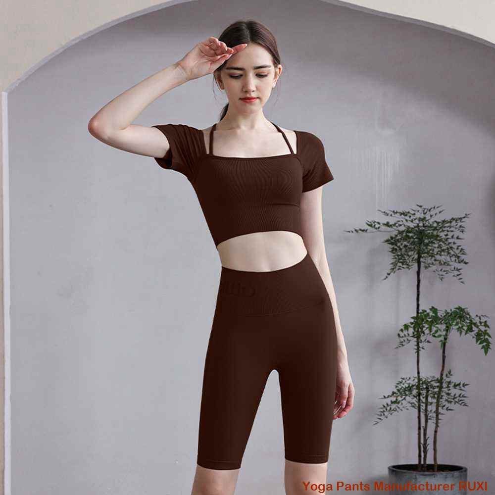 celana ketat yoga pria RUXI yn167